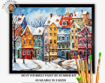Around the Corner by Joy Laforme Paint by Numbers Deluxe 