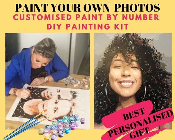 Custom Paint by Number Kits - Created from your photos