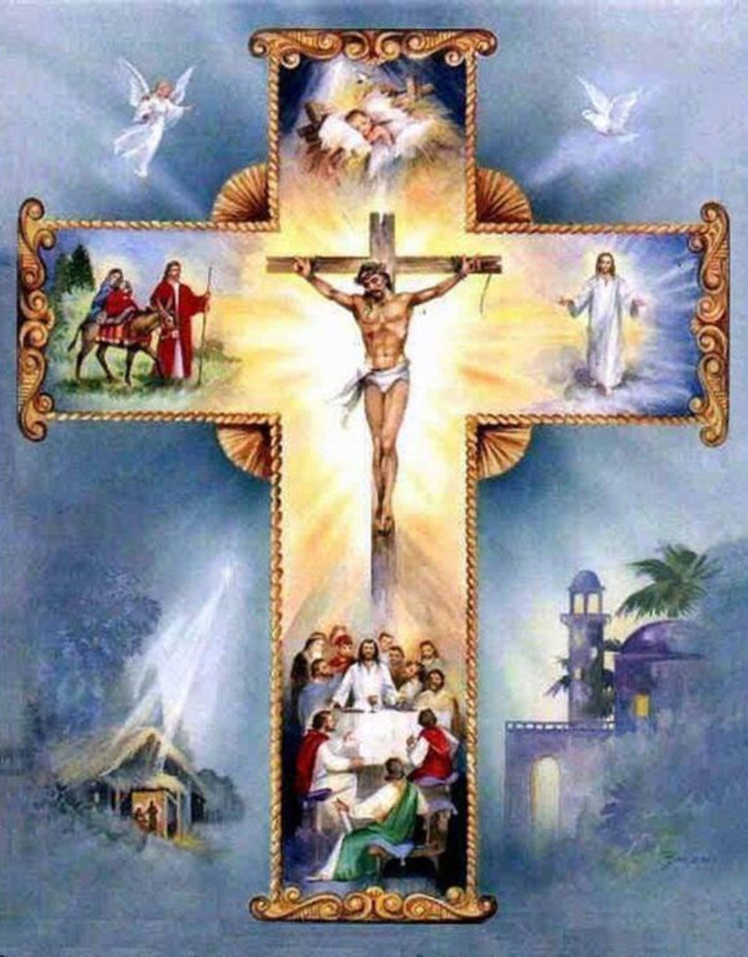 Jesus Christ Religious Diamond Painting - 6 Designs In Full Square/Rou– Diamond  Paintings Store