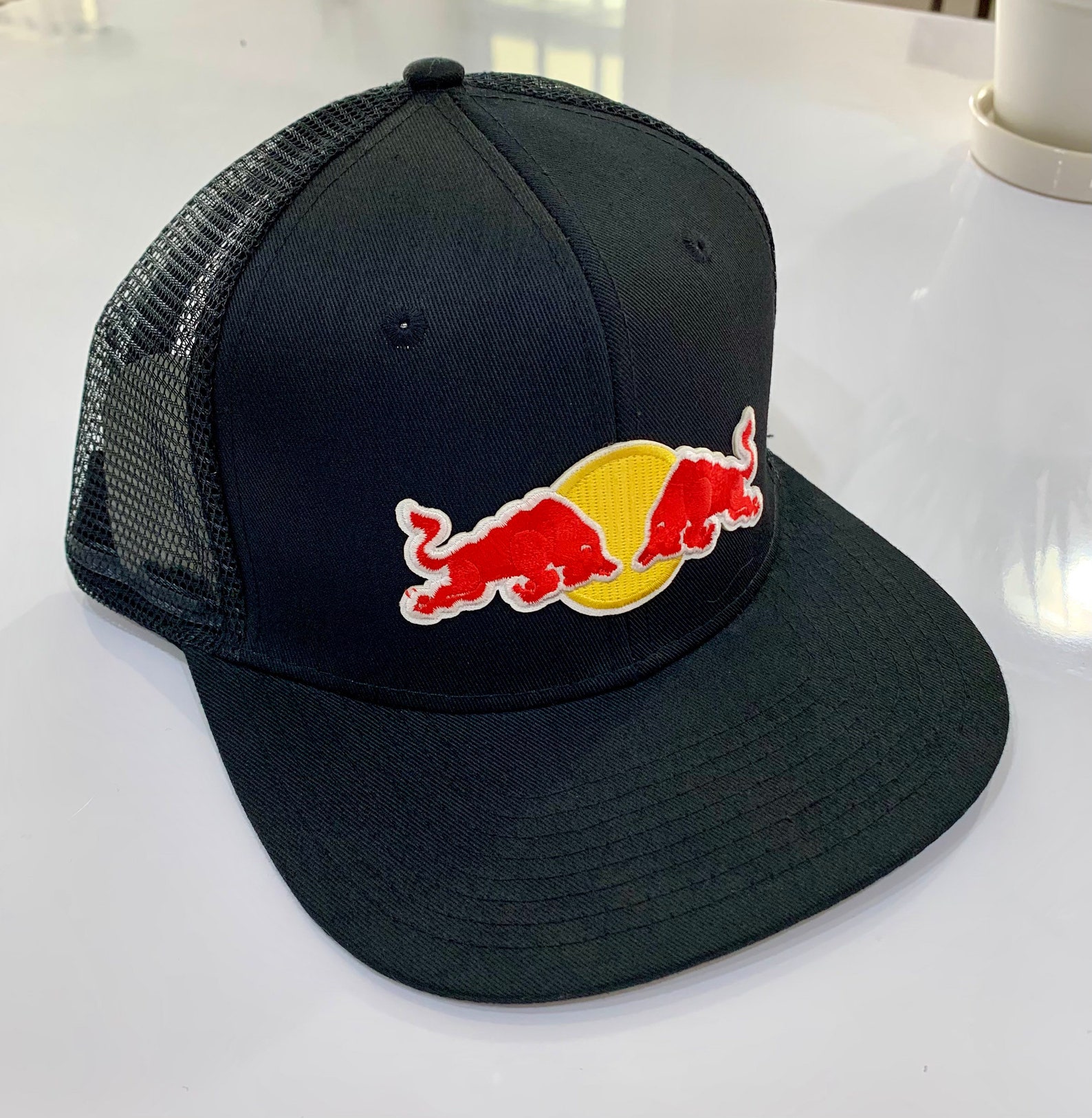 red bull hat black