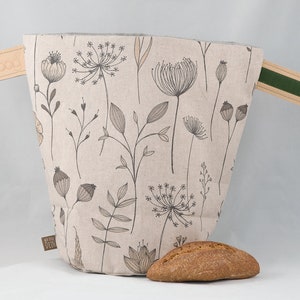 The sustainable bread basket, bread bag, bread bag, bun bag