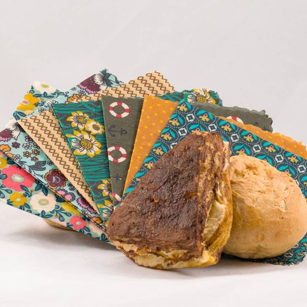 Oilcloth for storing bread in a bunbag, bread bag, eco bee oilcloths from WirsindDeiN