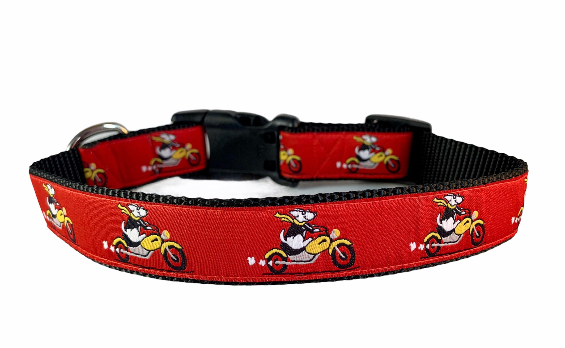Race Car Dog Collar Dogs Riding Motorcycle Collar Puppy Etsy UK