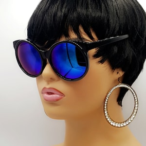 Oversized Mirrored Sunglasses