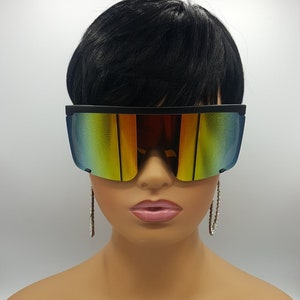Oversized Visor Sunglasses