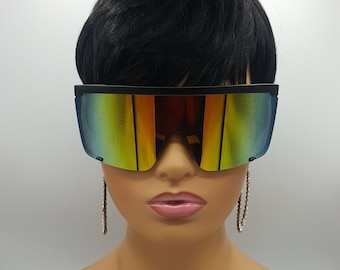 Oversized Visor Sunglasses