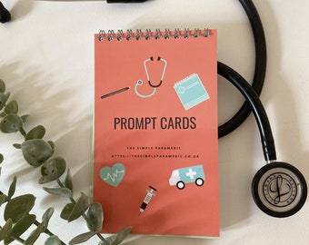 student planner ut PARAMEDIC POCKETBOOK. Student paramedic flash cards. pre-hospital flash cards. Prompt cards. Paramedic study guide