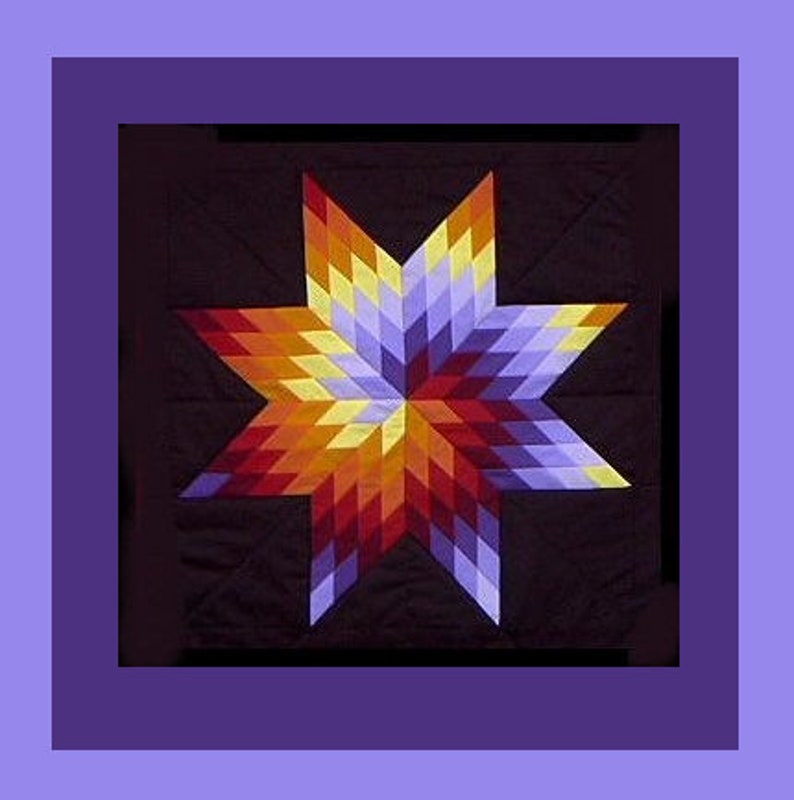 Creating the Native American Star Quilt A Beginner's Etsy