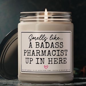 Pharmacist Candle Gift, Christmas gift for Pharmacists, Pharmacy Student Gift, Pharmacist Graduation, Pharmacist Appreciation New Pharmacist