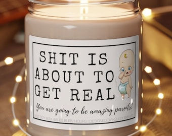 Expecting parents gift, Funny Pregnancy gift, Baby shower candle, New Mom gift, funny baby shower gift , new parents gift first time parents