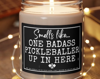 Pickleball Gift for Pickleball lover, Pickleball gifts under 30, Pickleball candle, Funny Pickleball gifts, Pickleball player gifts