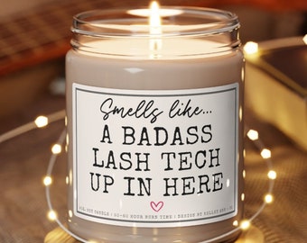 Lash Tech Candle, 9oz soy blend Candle