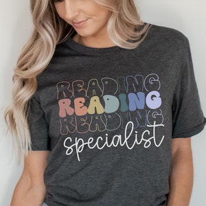 Reading Specialist Shirt, Reading team shirts, Reading Teacher gift, school reading specialist, Reading Interventionist Shirt