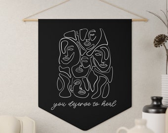 Therapist office wall decor, Therapist wall art, Self love art, Mental Health wall decor, Mental health gifts, psychiatrist office wall art