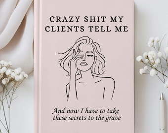 Esthetician Gift, Funny Esthetician notebook, Make up artist journal
