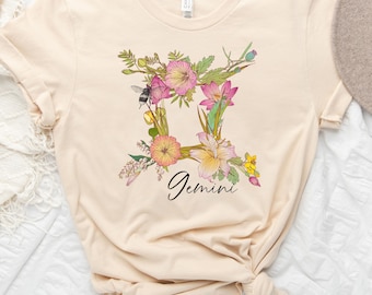 Gemini Zodiac T Shirt, Gemini gift, Gift for Gemini, Gemini Zodiac Shirt, June birthday shirt, Retro zodiac gift, Gemini sign shirt, gemini
