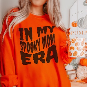 In my Spooky Mom Era Shirt, Spooky Mama Shirt, Mom Shirt for Halloween, In My Momster Era, Retro Halloween Shirt, 2023 Halloween Costume