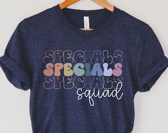 Specials Team Shirt, Specials Teacher Shirts, Specials Squad Shirt, PE Teacher shirt, Art Teacher Shirt, Music Teacher, Specials Crew Shirts