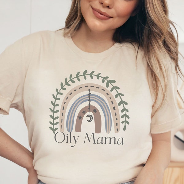 Ätherische Öle Shirt, Oily Mama Shirt, Ätherisches Öl Liebhaber Geschenk, Ätherisches Öl Geschenk, Geschenk für ätherisches Öl Liebhaber, Boho T Shirt