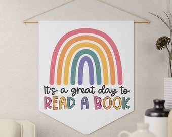 Rainbow Classroom Decor, Boho Classroom Decor, School Library Decor, Reading corner decor, Class room Wall signs Rainbow Decor for classroom