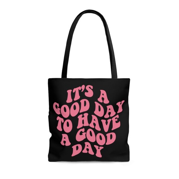 Trendy tote bag Aesthetic Tote Bag Preppy tote bag Positive message Reusable bag Trendy book bag Inspirational message Trendy Gifts Etsy