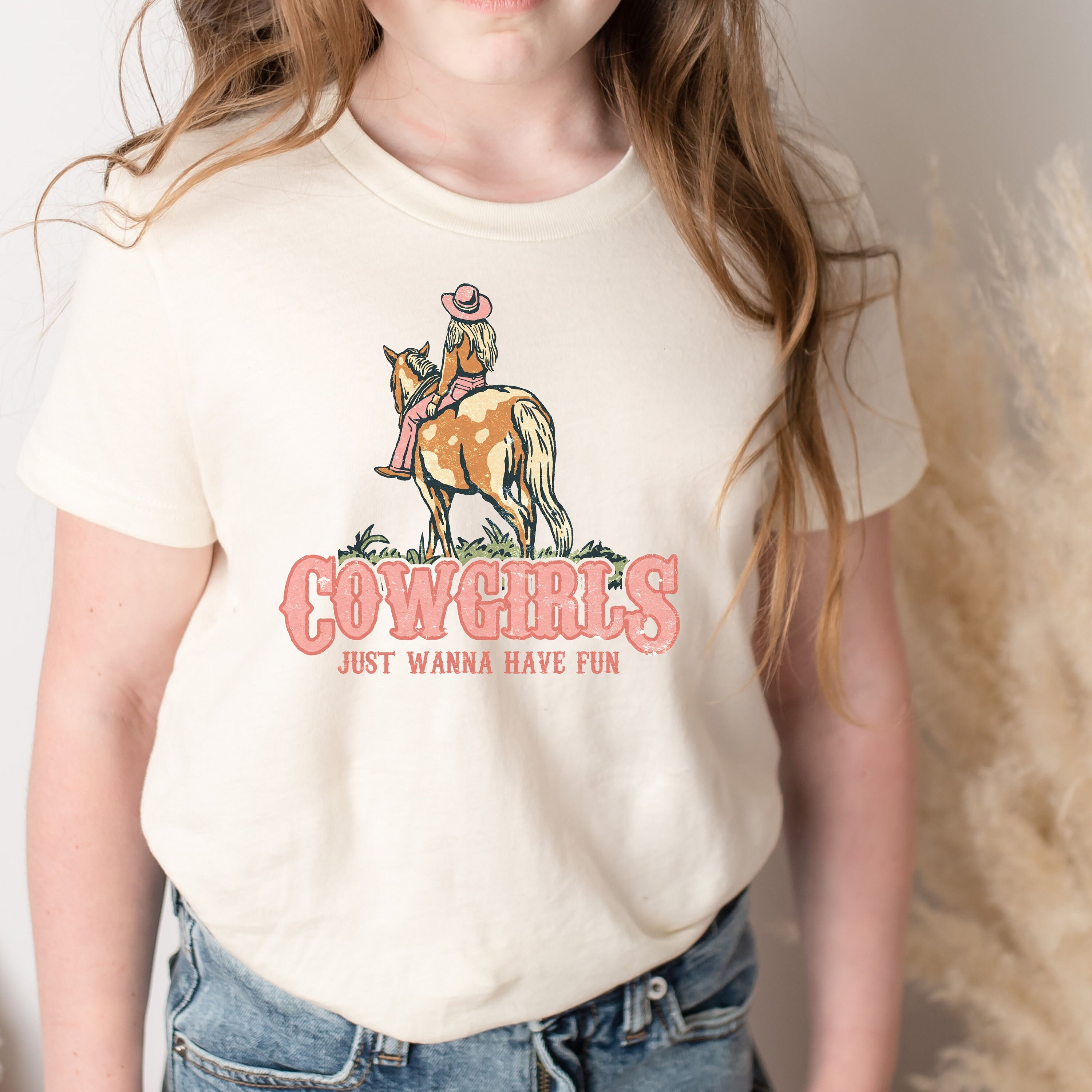 Horse Lover T Shirt for Girls, Girls Cowgirl Shirts, Cowgirl