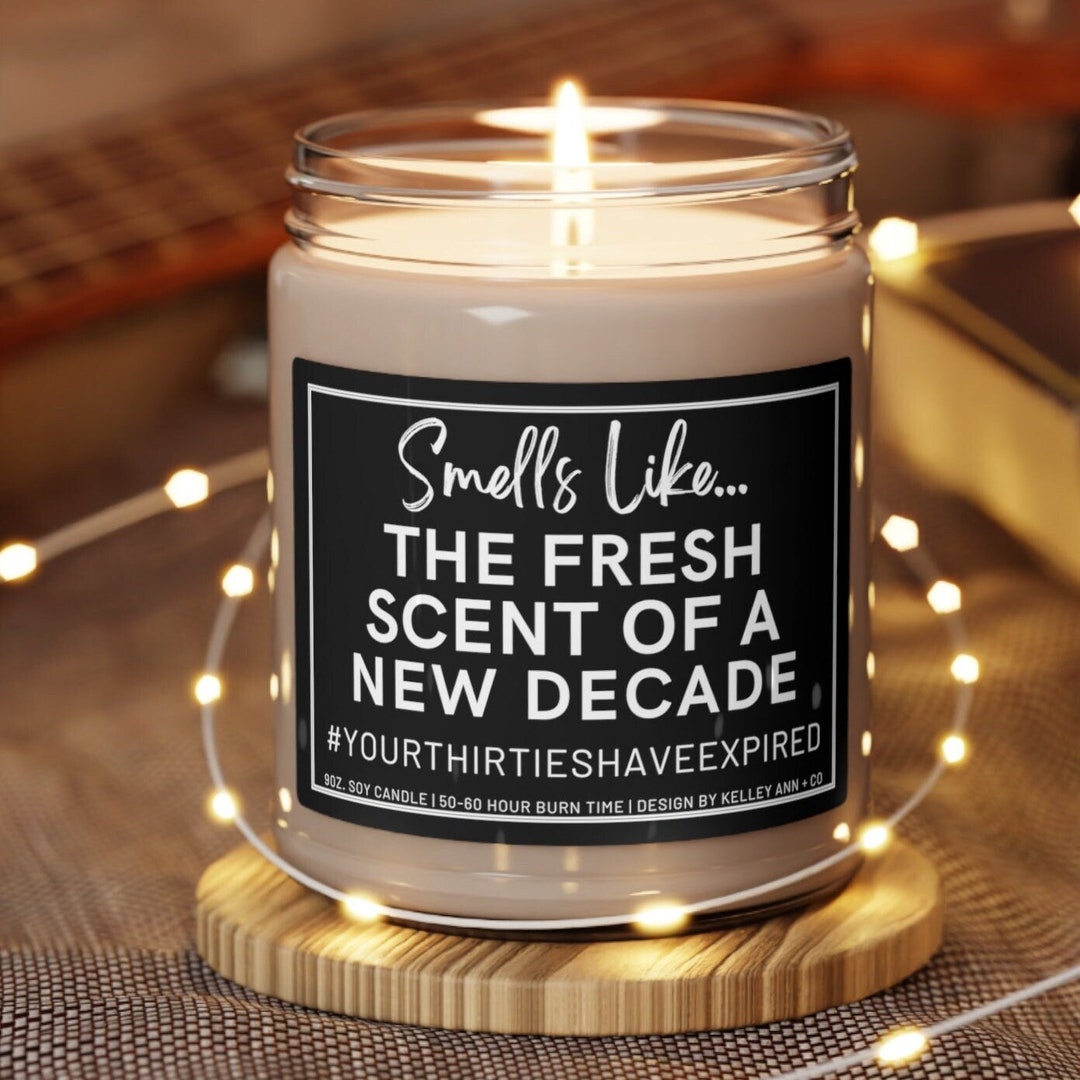 40th Birthday Candle, Funny 40th Birthday Gift, Smells Like You're Not