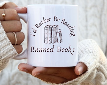 Mug d’amoureux de livres, Mug de livre, Cadeau de club de lecture, Cadeaux livresques, Lire des livres interdits, Bookish, Bookcore, Cadeau de bibliothécaire, Mug d’amateur de livres, Ver de livre