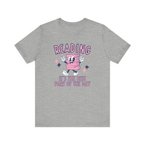 Reading Shirt, Reading Specialist shirts, Reading Teacher Shirts, Retro Reading Shirt, Reading intervention shirts, Retro Teacher shirts Athletic Heather