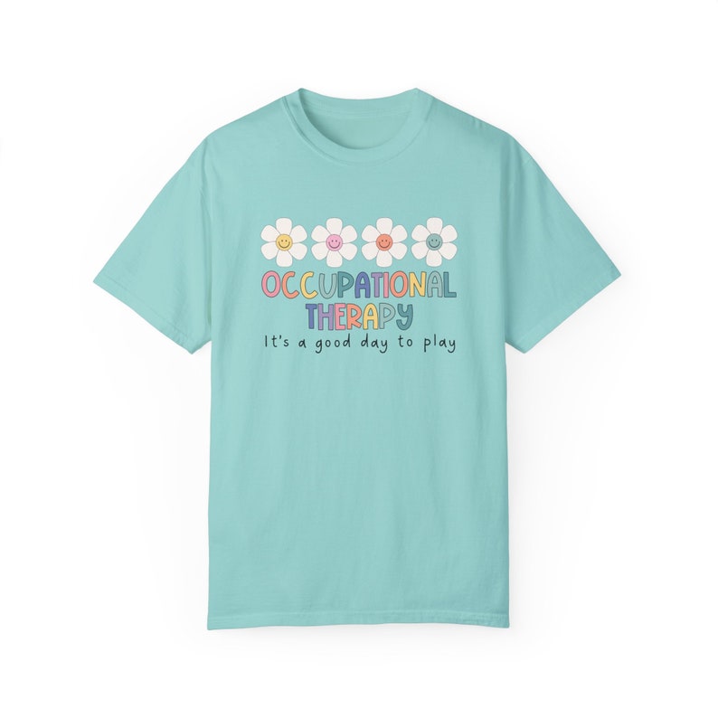Occupational Therapy Shirt, Occupational Therapy group shirts, OT Shirts, OTA Shirts, Retro Occupational Therapy Shirt, Good day to play Chalky Mint