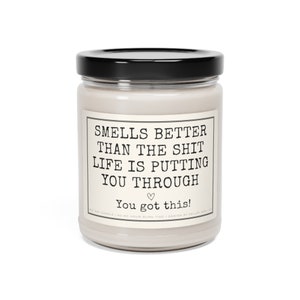 Motivational Candle, You got this, Get well gift, Tough times gift, Divorce gift, Warrior gift, Encouragement gifts, Candle Gifts image 8