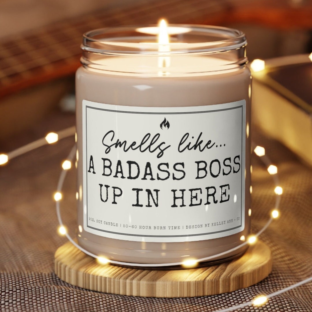 Gift for Boss, Christmas Gift for Boss, Boss Candle, Boss Gift Funny Boss Gift Candle, Funny