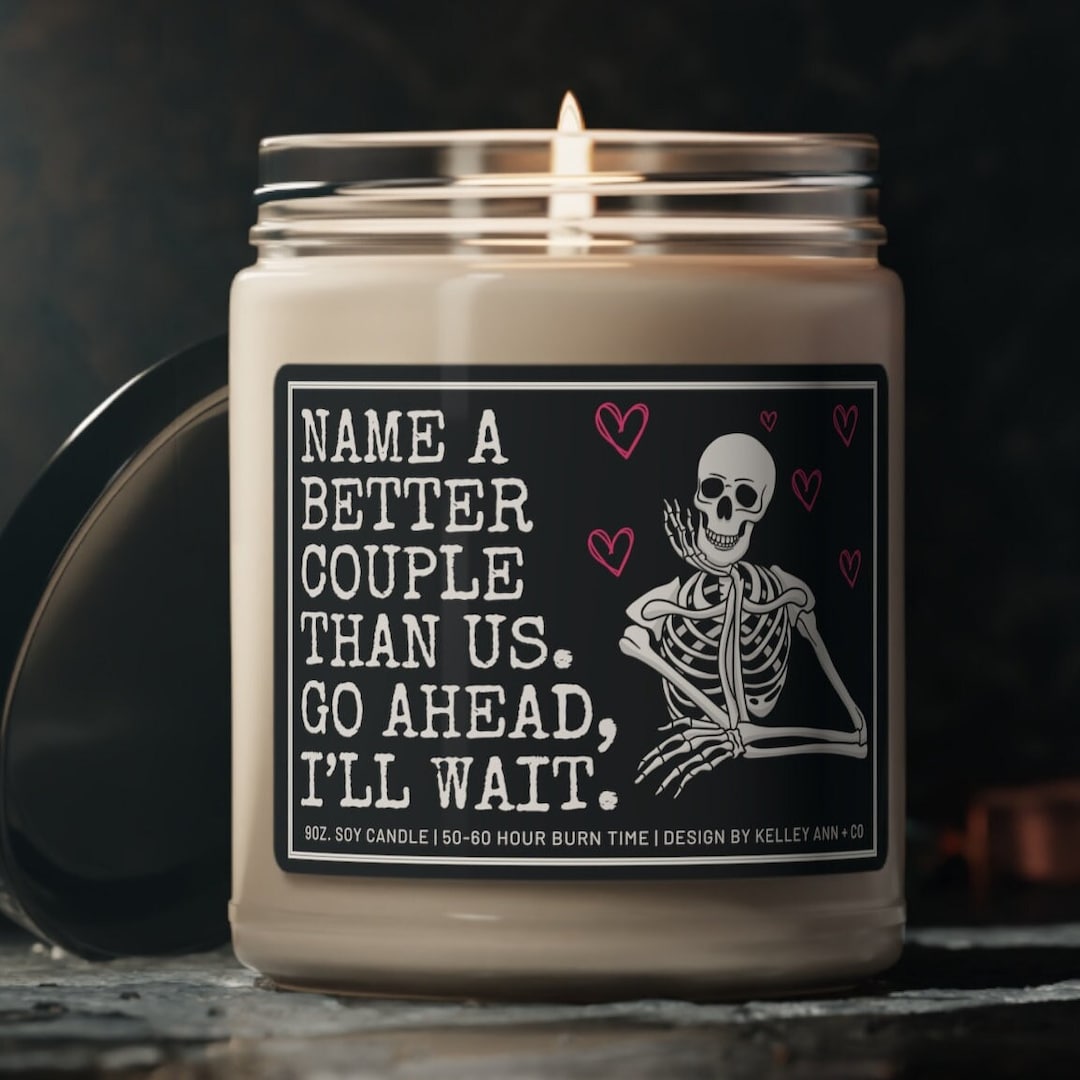 Funny Valentines Day Gift for Him, Valentines Day Candle, Best