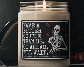 Funny Valentines Day Gift for Him, Valentines Day Candle