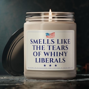 Trump Candle,Funny Trump Gifts, Conservative gifts,Trump 2024, President Trump Candle,Republican Gifts,Trump Stocking stuffer,9oz soy candle
