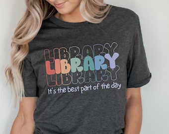 School Librarian Shirt, Library Shirt, back to school shirts, Library clerk shirt, Library day shirt, Plus size Librarian shirt