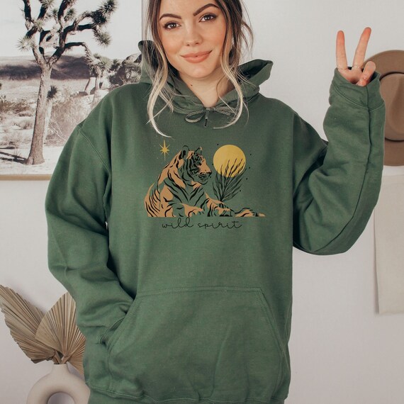 Tiger Hoodie, Oversized Hoodie, Tiger Shirt,  Tiger Hoodie Aesthetic, Vintage Tiger Hoodie, Aesthetic Tiger Shirt, Trendy Hoodies