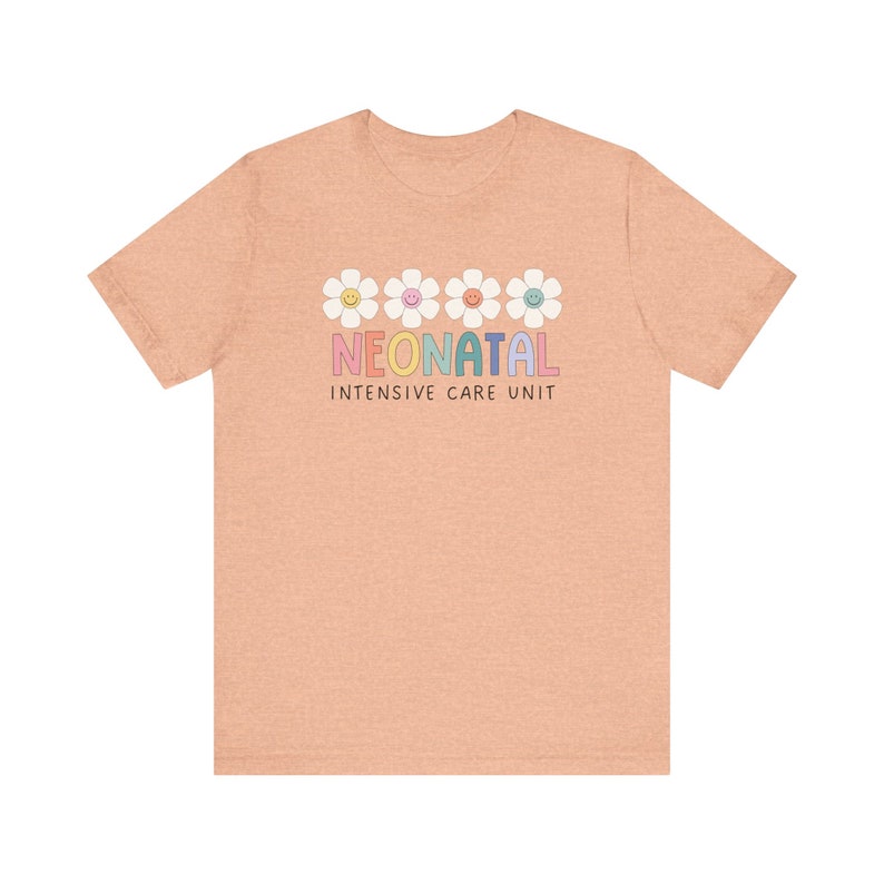 Nicu Nurse Shirt, Nicu Nurse T shirt, Nicu shirts, Neonatal Nurse Shirt, Nicu crew, Nicu shirts for Nicu Nurses, Gift for Nicu Nurse Heather Peach