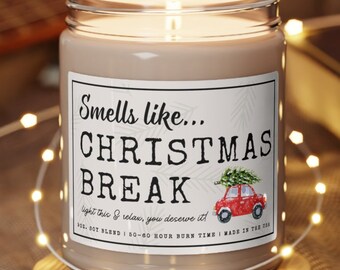 Teacher gift Ideas, Teacher Christmas gift, Teacher Candle, Para christmas gift, school counselor christmas gift, School office gifts
