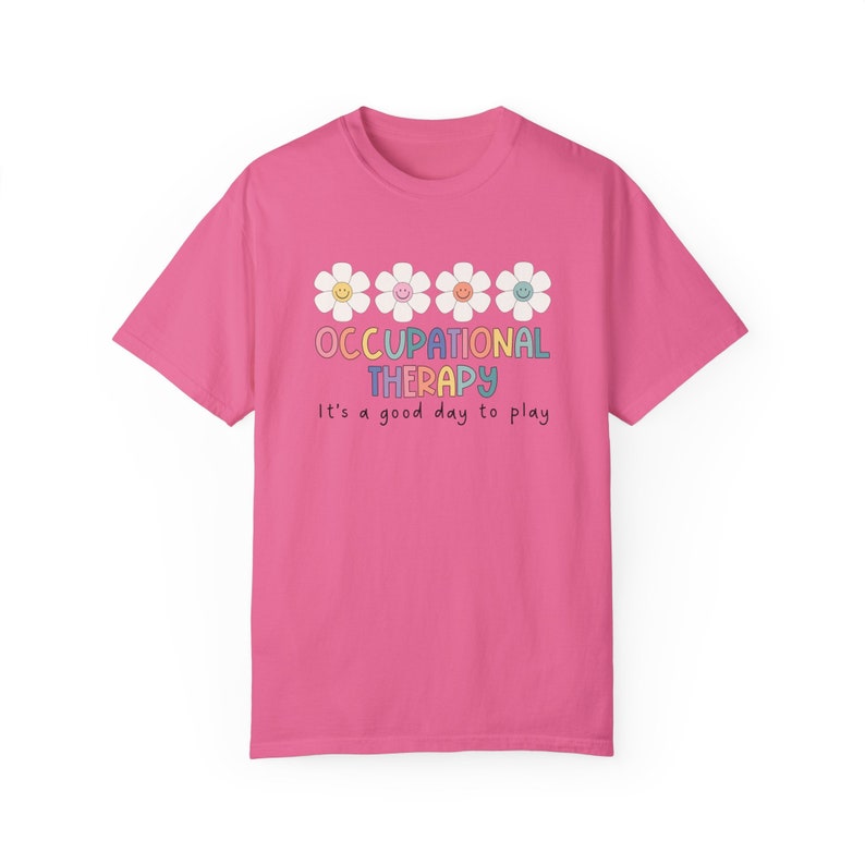 Occupational Therapy Shirt, Occupational Therapy group shirts, OT Shirts, OTA Shirts, Retro Occupational Therapy Shirt, Good day to play Crunchberry