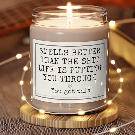 Motivational Candle, You got this, Get well gift, Tough times gift, Divorce gift, Warrior gift, Encouragement gifts, Candle Gifts