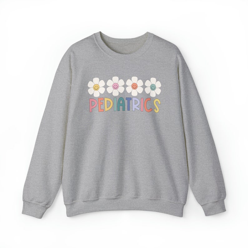 Pediatrics Sweatshirt, Pediatrics Shirt, Pediatric Nurse Sweatshirt, Peds Sweatshirt, Pediatric Nurse Gift, PEDS Gifts, Plus size peds shirt Sport Grey