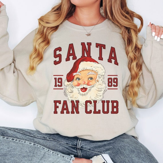 Vintage Santa Shirt Retro Santa shirt, Vintage Santa tee, Pink Christmas, Custom Christmas Shirts, Santa Face Shirt, Christmas comfort col
