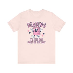 Reading Shirt, Reading Specialist shirts, Reading Teacher Shirts, Retro Reading Shirt, Reading intervention shirts, Retro Teacher shirts Soft Pink