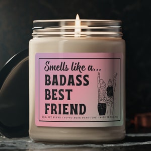 Best Friend Gift, Funny Best Friend Gift, Funny friend candle gift, Birthday gift for best friend, funny candle for her best friend