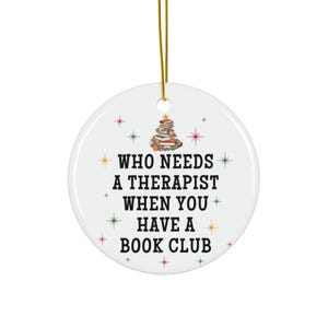 Weihnachtsgeschenke für Buchclubs, Weihnachtsschmuck für Buchclubs, lustige Geschenke für Buchclubgruppen, Weihnachtsschmuck für Buchclubs Bild 5