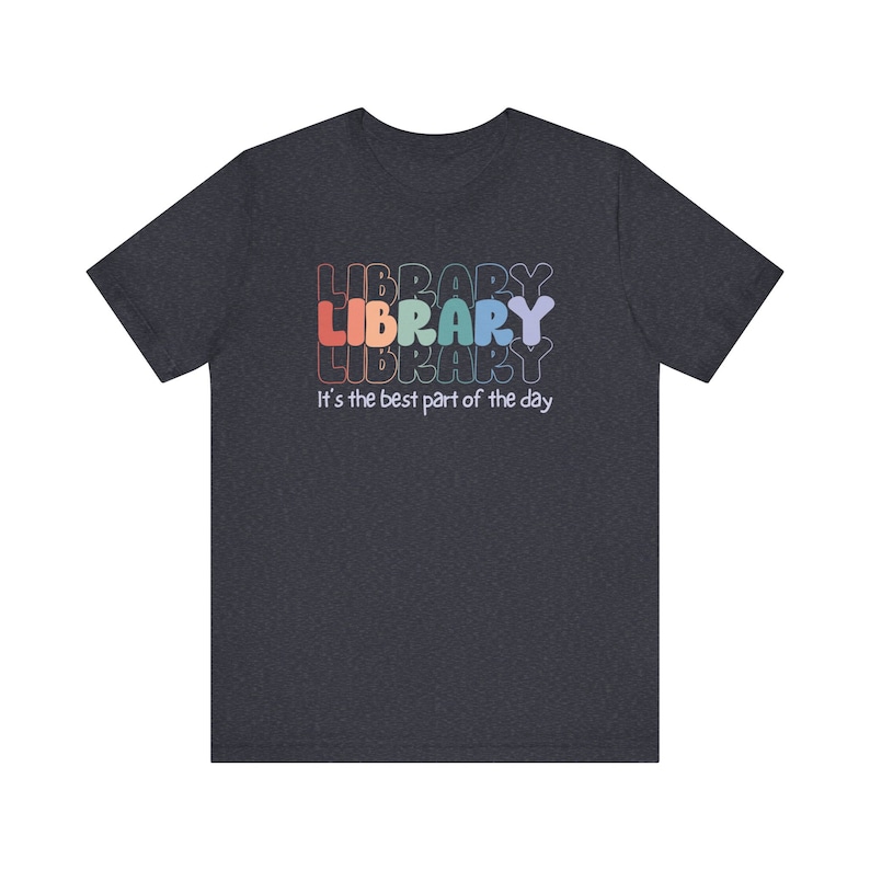 School Librarian Shirt, Library Shirt, back to school shirts, Library clerk shirt, Library day shirt, Plus size Librarian shirt image 6