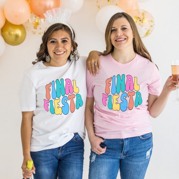 Womens Down To Fiesta Friend Shirt Fun Matching Bachelorette Party Womens Down To Fiesta Friend Shirt Fun Matching Bachelorette Party