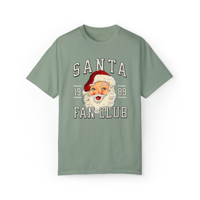 Vintage Santa Shirt Retro Santa shirt, Vintage Santa tee, Custom Christmas Shirts, Santa Face Shirt, Christmas comfort colors shirt, Bay