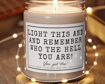 Motivational Candle Motivational gifts Sobriety gift Recovery Gifts, Mental Health Gift Cheer up gift Care Package gifts, best friend gift